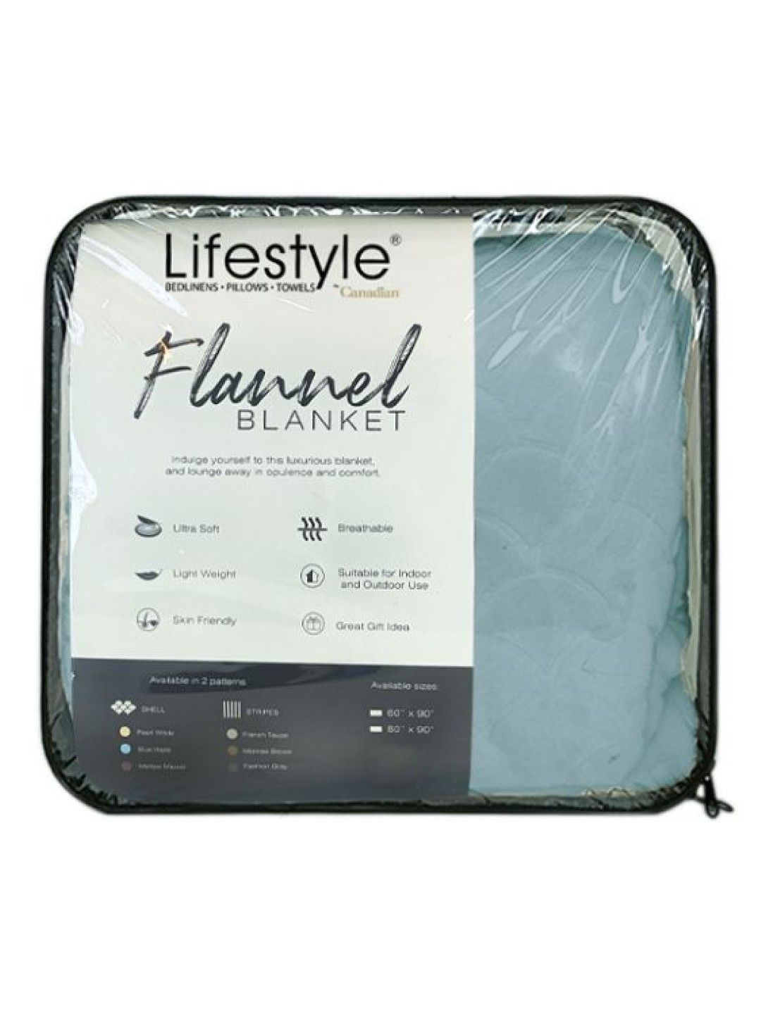 Lifestyle by Canadian Flannel Blanket Lifestyle (Plain) edamama
